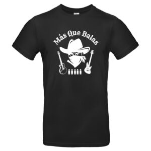Camiseta del grupo más que balas. Edición 2025.