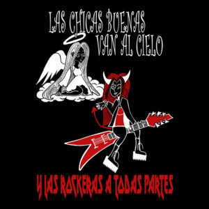 camiseta chicas rockeras