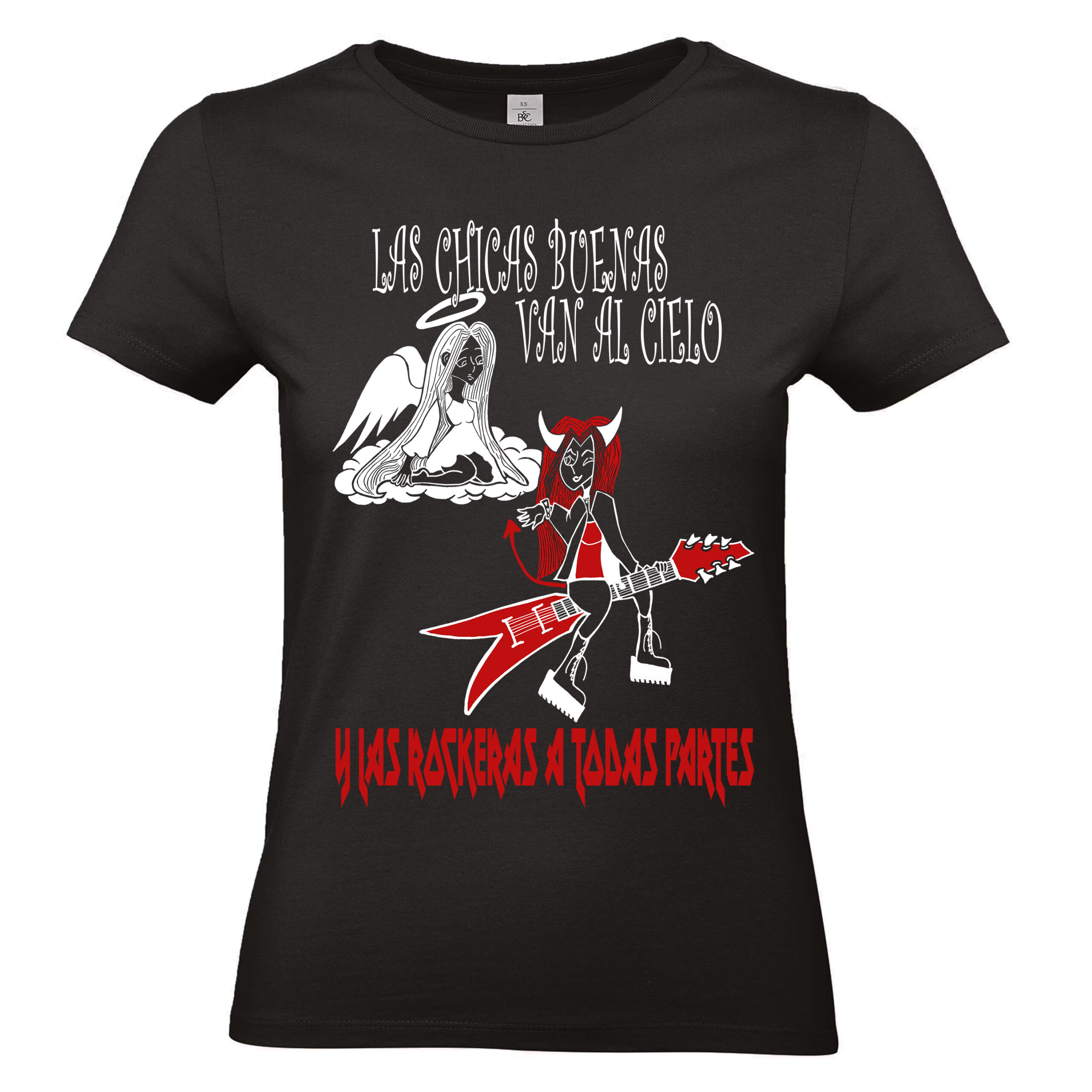 camiseta chicas rockeras