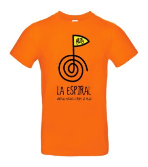 Camiseta La Espiral - Uniendo pueblos en bicicleta.